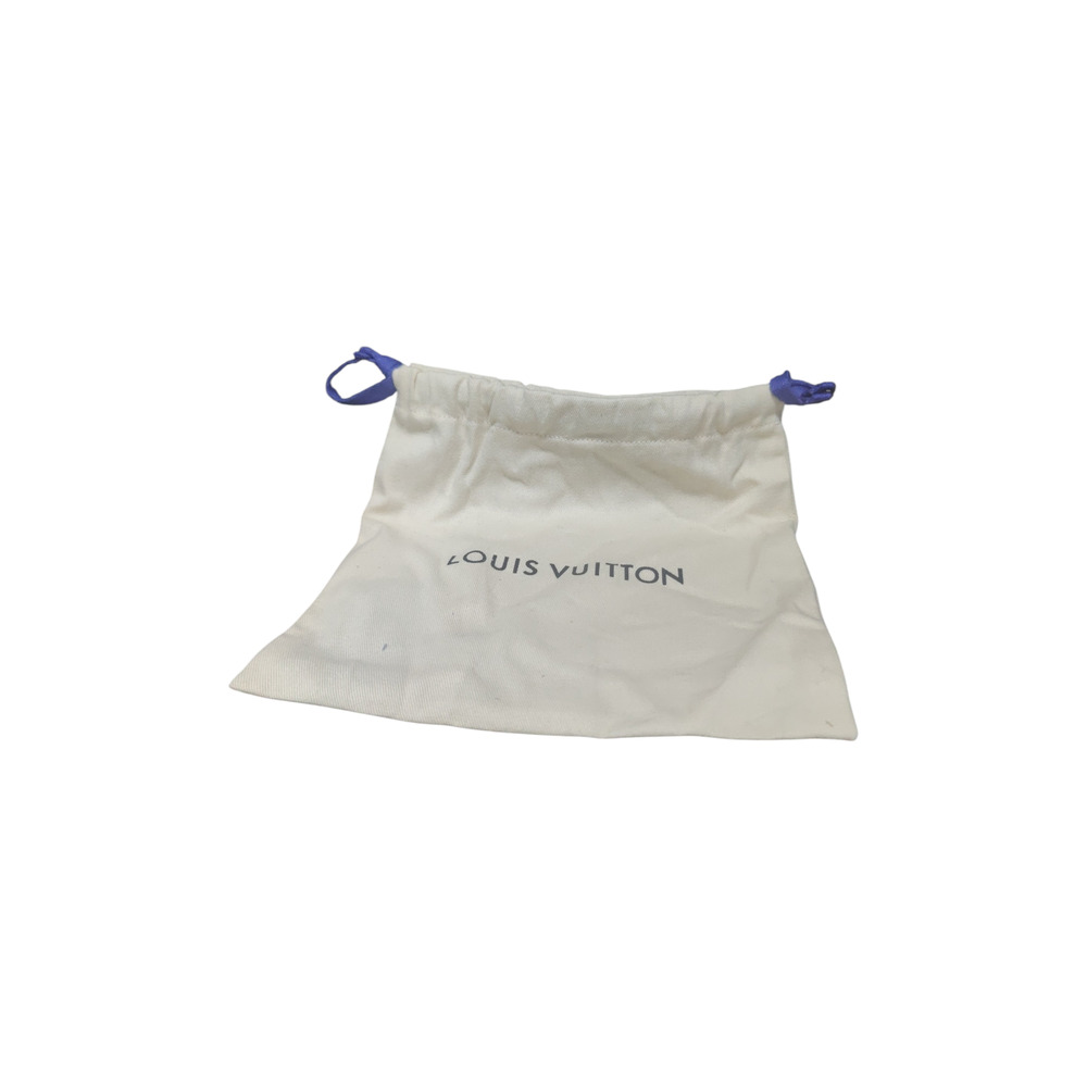 Louis Vuitton yellow dust belt or jewelry bag. 7" x 7" - Picture 2 of 2
